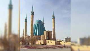 Berimajinasi Lewat Masjid Mashkhur Jusup di Kazakhstan