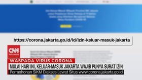 VIDEO: Kini, Keluar-Masuk Jakarta Wajib Punya Surat Izin