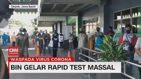VIDEO: BIN Gelar Rapid Test Massal