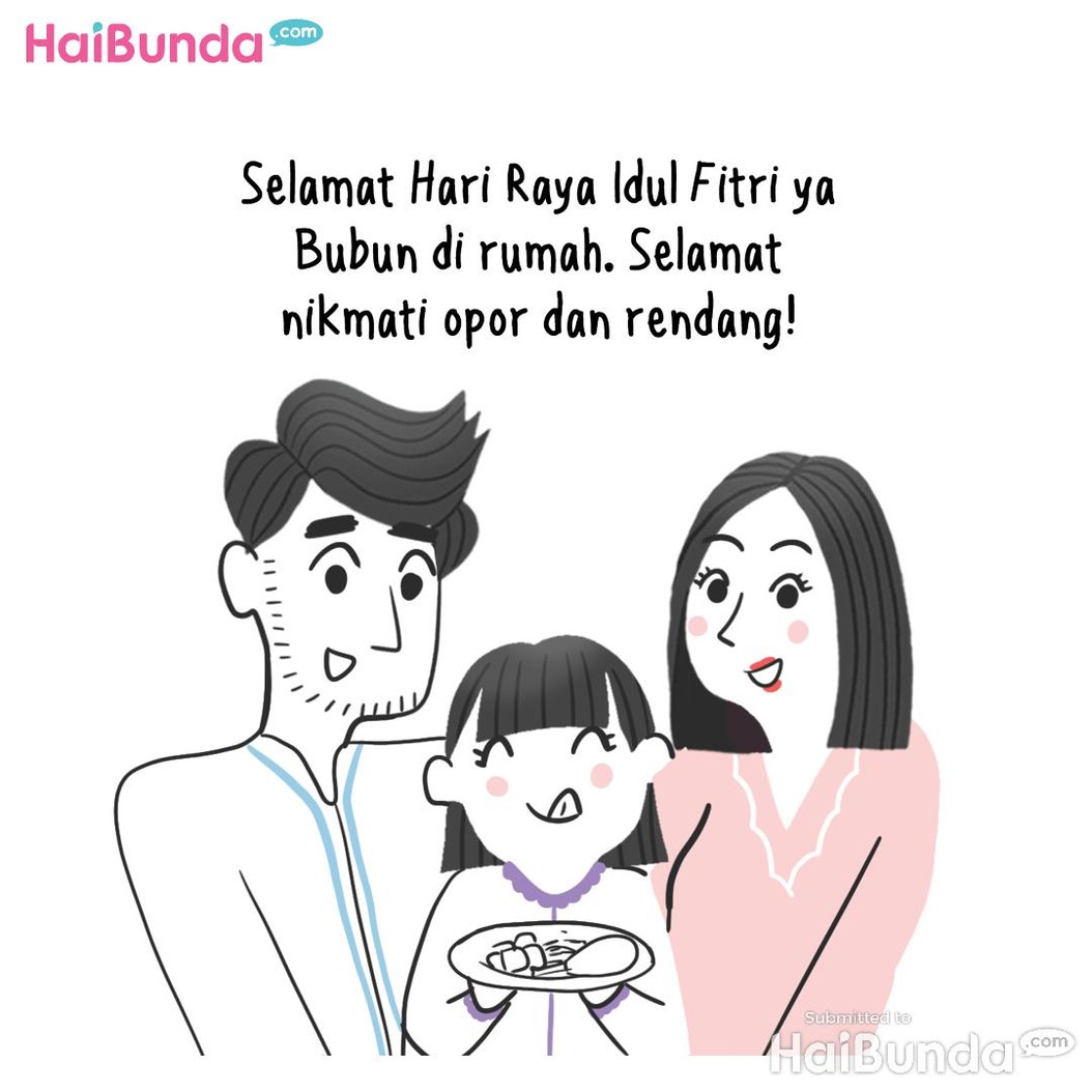 Komik Lebaran virtual