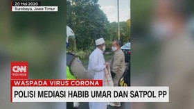 VIDEO: Polisi Mediasi Habib Umar & Satpol PP