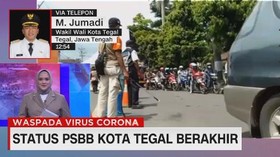 VIDEO: Status PSBB Kota Tegal Berakhir