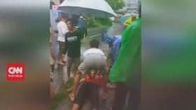 VIDEO: Seorang Remaja di Bali Pingsan Dililit Piton