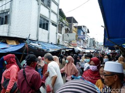 PSBB Kota Sukabumi, Warga Masih Sesaki Pasar