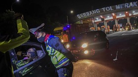 Cegat Pemudik, Polda Banten Bangun Check Poin Menuju Merak