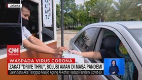 VIDEO: Zakat 'Drive Thru', Solusi Aman di Masa Pandemi