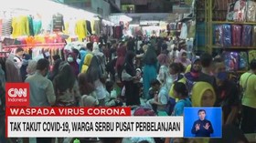 VIDEO: Tak Takut Covid-19, Warga Serbu Pusat Perbelanjaan
