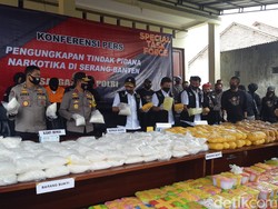 Sergap WN Pakistan-Yaman, Polisi Sita Sabu 821 Kg di Serang