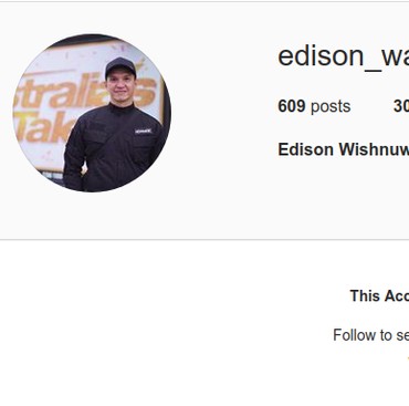 Dituding Lakukan KDRT, Edison Wardhana Kunci Akun IG