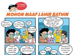Selamat Idul Fitri 1441 H Mohon Maaf Lahir Bathin, Komar dkk Pamit