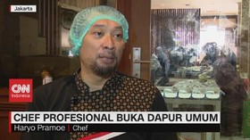 VIDEO: Chef Profesional Buka Dapur Umum