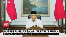 VIDEO - Wapres RI: Gelar Salat Idulfitri di Rumah