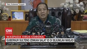 VIDEO: Gubernur Sulteng Izinkan Salat ID di Sejumlah Masjid