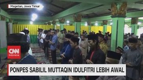 VIDEO: Ponpes Sabilil Muttaqin Salat Idulfitri Lebih Awal