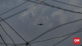 Polisi Uji Coba Lagi ETLE Drone di Jawa Tengah