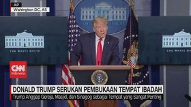 VIDEO: Donald Trump Serukan Pembukaan Tempat Ibadah