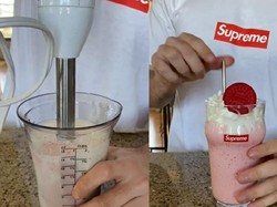 Usai Injak Oreo Supreme, Sekarang Pria Ini Bikin Milkshake Oreo Sultan