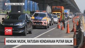 VIDEO: Hendak Mudik, Ratusan Kendaraan Putar Balik
