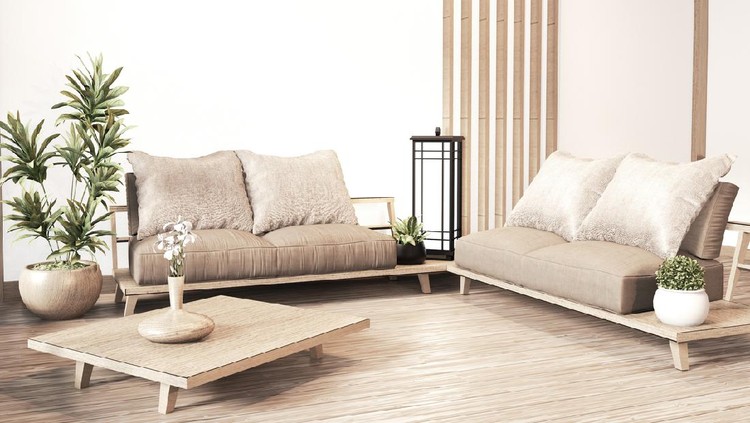 room japanese design 3d rendering