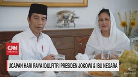 VIDEO: Ucapan Selamat Idul Fitri Presiden Jokowi & Ibu Negara