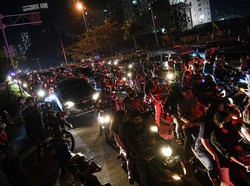 Suasana Malam Takbiran di Seputaran Jakarta