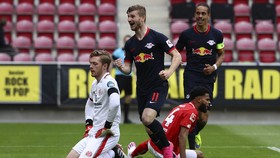 Timo Werner Hattrick, RB Leipzig Pesta Gol di Markas Mainz