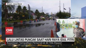 VIDEO: Lalu Lintas Puncak Saat Hari Raya Idul Fitri