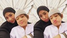 Anak artis pakai baju muslim