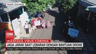 VIDEO: Jaga Jarak Saat Lebaran dengan Bantuan Drone