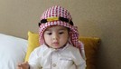 Anak artis pakai baju muslim