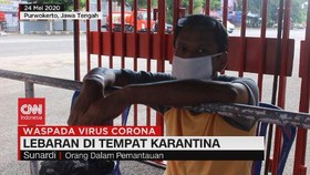 VIDEO: Suasana Lebaran di Tempat Karantina Covid-19