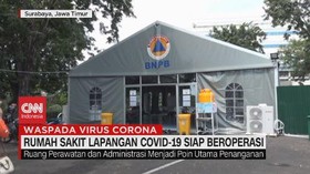 VIDEO: Rumah Sakit Lapangan Covid-19 Siap Beroperasi