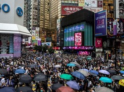 Di Tengah Pandemi Corona, Demo Hong Kong Ricuh Lagi