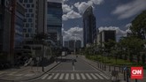 Sunyi Libur Lebaran Saat Pandemi Suasana di Kawasan Stasiun Sudirman saat hari kedua Idulfitri 1441 Hijriah, Jakarta, Senin, 25 Mei 2020. CNN Indonesia/Bisma Septalisma