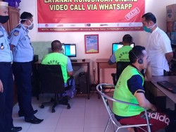 Cegah Corona, Rutan Kudus Berlakukan Kunjungan Online Saat Idul Fitri