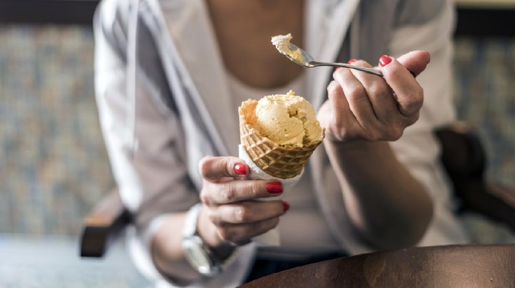 Ilustrasi es krim.