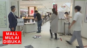 VIDEO: Pusat Perbelanjaan Mulai Buka di Jepang