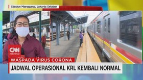 VIDEO: Jadwal Operasional KRL Kembali Normal