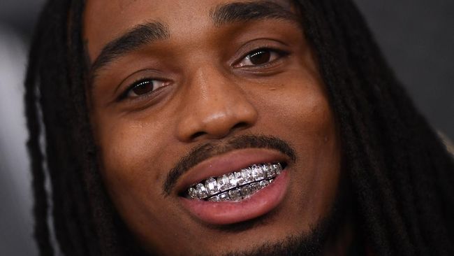 US rapper Quavo arrives for the 62nd Annual Grammy Awards on January 26, 2020, in Los Angeles. (Photo by VALERIE MACON / AFP)