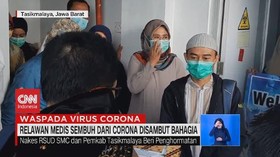 VIDEO: Relawan Medis Sembuh dari Corona Disambut Bahagia