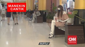 VIDEO : Cara Unik Halau Covid-19 Dengan Manekin Cantik