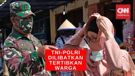 VIDEO : TNI-Polri Terjun Displinkan Protokol Kesehatan Warga