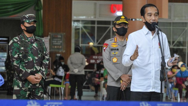 Jokowi menyatakan tim pemulihan ekonomi yang dikomandoi Menteri BUMN Erick Thohir bertugas mengkoordinasikan Satgas Covid-19 dan Satgas Pemulihan Ekonomi.