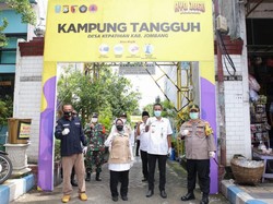 Polisi Jombang Bentuk Dua Kampung Tangguh Usai Warga Terjangkit Corona