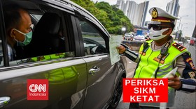 VIDEO: Periksa SIKM Ketat, Ratusan Mobil Ditolak Masuk Jakart