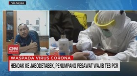 VIDEO: Hendak ke Jabodetabek, Penumpang Pesawat Wajib Tes PCR