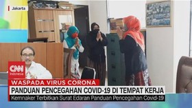 VIDEO: Panduan Pencegahan Covid-19 di Tempat Kerja