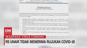 VIDEO: RS Unair Tidak Menerima Rujukan Covid-19