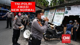 VIDEO : Ribuan Aparat TNI-Polri Awasi New Normal di Jakarta