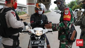 Empat Hari, Polisi Tolak 10 Ribu Kendaraan Masuk Jakarta